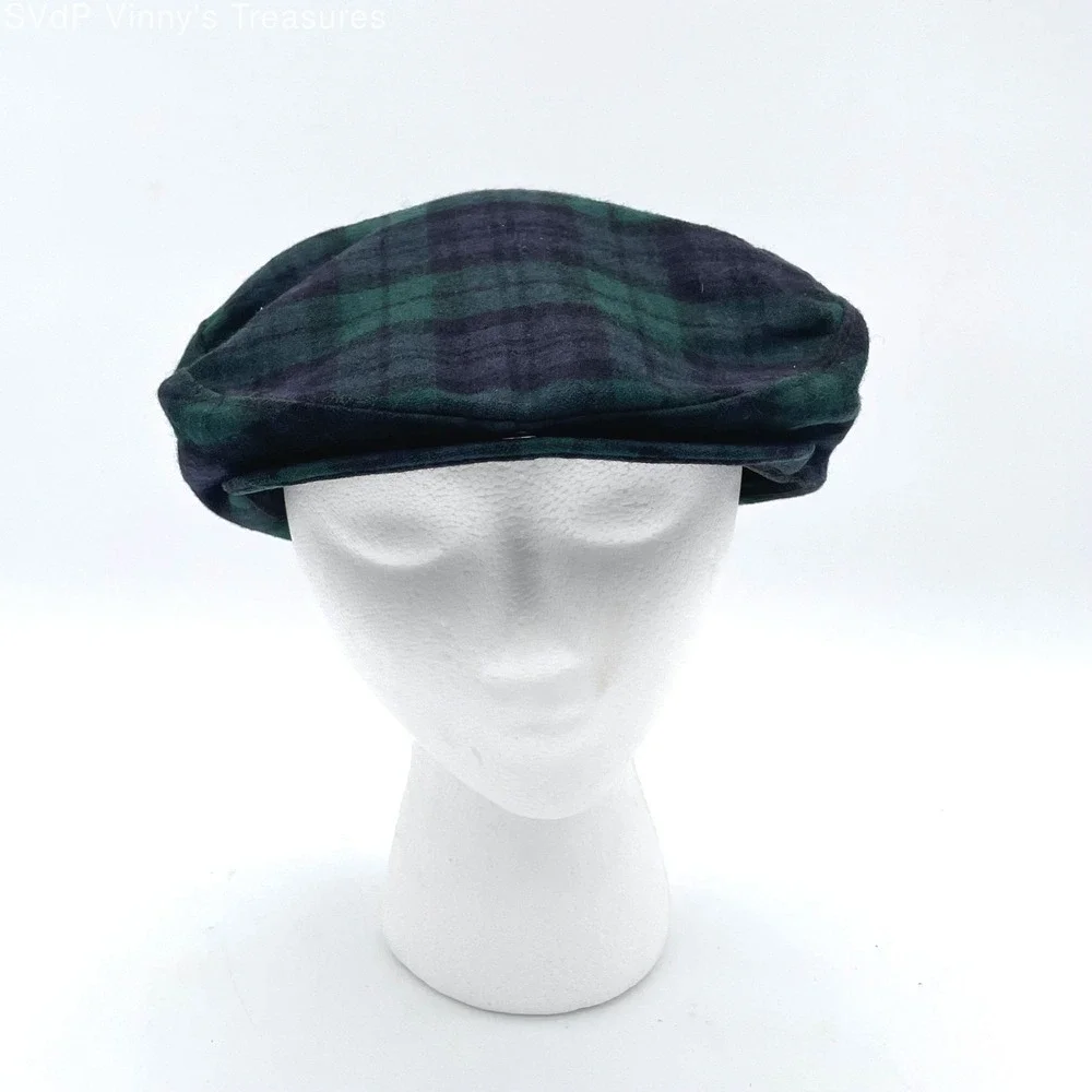 VTG Pendleton 100% Pure Virgin Wool Unisex News Boy Cap XL